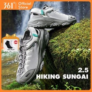 【361 Degrees】Hiking Sungai 2.5 | Unisex Summer Mesh Breathable Water Hiking Sandals 672623303/682623
