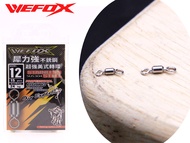 WEFOX PRAWN FISHING SWIVEL STAINLESS STEEL ROLLING SWIVEL - Kekili Pancing