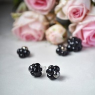 Cute little blackberry studs earrings Kawaii earrings Fruit earrings