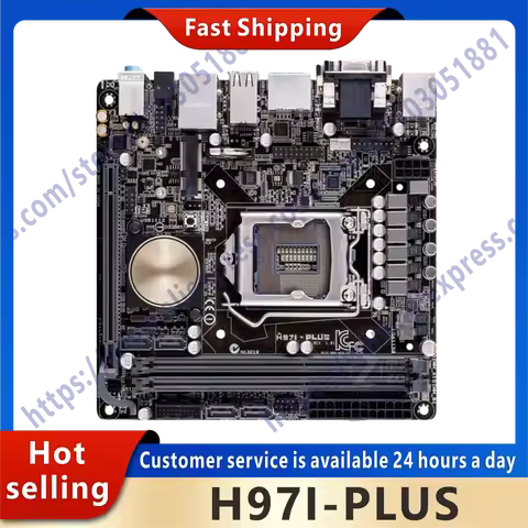 NEW Used H97I-PLUS desktop motherboard H97 LGA 1150 for Core i7 i5 i3 SATA3 USB3.0 original motherbo