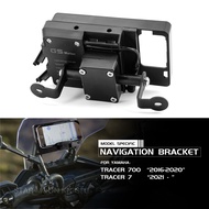 Motorcycle GPS Navigation Plate Bracket Windshield Stand Phone Mobile Phone Holder For YAMAHA Tracer