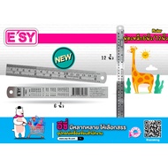 E'SY Steel Foot Ruler There Are 6 Inches/12 Inches. Good