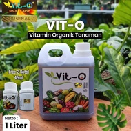 Pupuk Vit O Pupuk Vitamin Tanaman Vit O Pupuk Vit O Jepang Kemasan 1 Liter Free 2 Botol 45ml