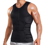 Slimming Belt Body Shaper Men Sauna Vest Waist Trainer Faja Reductora Hombre Compression Belly Underwear Men's Corset Sportsuit