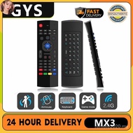 EEM MX3 2.4GHz Air Mouse remote control tv Combo for Android TV Box mx3 remote control keyboard