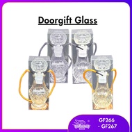 1set PROMOSI DOORGIFT BEKAS / BOTTLE GLASS / WEDDING DOORGIFT / GOODIES BOX / GIFT KACA / GIFT-267/266