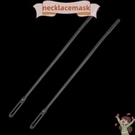 NECKLACEMASK 2PCS Flute Cleaning Rod, ABS Black Color Flute Cleaning Stick, Premium Flute Maintenanc