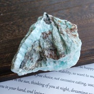 Blue Aragonite 雲南產地 藍文石 藍霰石 天然礦石 原礦