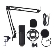 Bộ tay đòn treo micrô tụ điện BM700 với card âm thanh tiếng Anh V8, phổ biến cho điện thoại thông mi