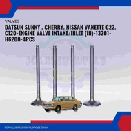 Injap Masuk Enjin-Datsun Sunny. Cherry. Nissan Vanette C22. C120-Intake Valve (IN) Set-13201-H6200