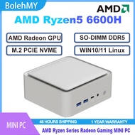 SZBOX MINI PC AMD Ryzen5 6600H Radeon GPU DDR5 M.2 2280 PCIE NVME SSD Gaming MINI PC Z66
