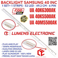 BACKLIGHT TV LED SAMSUNG 40 INC UA 40K6300 40K5500 40M5500 40K6300AK 40K5500AK 40M5500AK UA40K6300 U