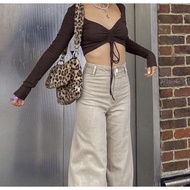 Kaia top // y2k ruched top