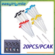 EASYINSMILE Dental Fiber Post Endo Quartz Glass Resin Post Pile Dental Fiber Post Kit Dental Drill D