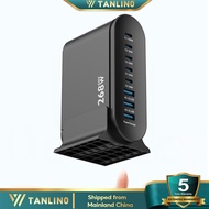 tl0 SG Stock 600W Travel Adapter USB C 8-port GaN Charger Universal UK/US/EU/AU switchable for Lapto