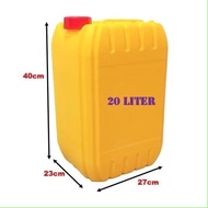 (USED) Tong Terpakai 20 Liter Used Jerry Can Second Hand Tong Plastik Plastic Chemical Racun
