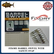 FIXORY Barrel Swivel With Safety Snap 5620N / Swivel Snap