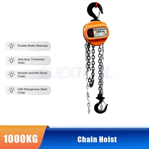 3M/6M Lift 1 Ton Manual Reverse Chain Small Lifting Hoist Lifting Portable Manual Lever Block Crane 