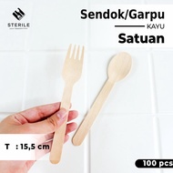 Wooden Spoons Disposable Wooden Forks Wooden Cutlery/s ||