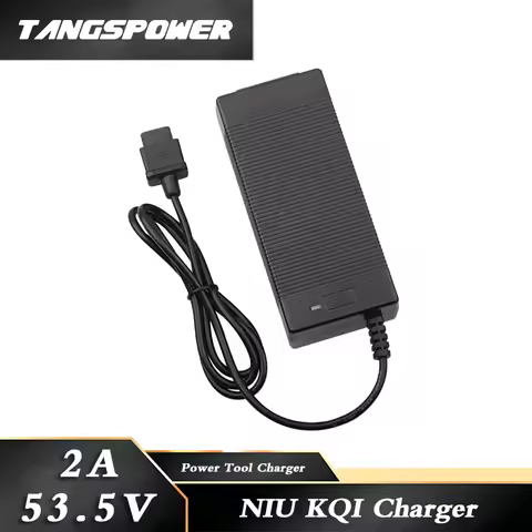 53.5V 2A Lithium Battery Charger For Li-ion Battery Pack Fast Charging NIU KQI Connector Intelligent
