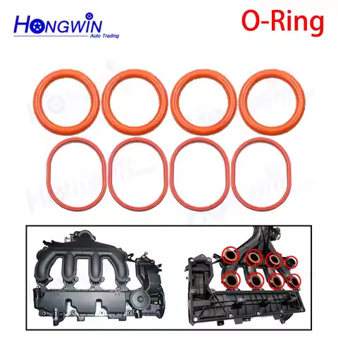 4/8 Pair Gasket Seal O-Ring 1461731 0248Q6 0248.Q6 For Citroen Peugeot C4 Picasso C5 II C8 308 307 F