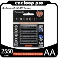 Original Panasonic eneloop pro ถ่านชาร์จ AAA 950 mAh/AA2550mAh/AA2500mAh Rechargeable Battery（1 แพ็ค