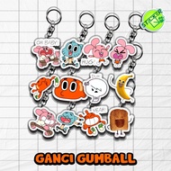 NEWEST COOL CUTE GUMBALL CHARACTER GUMBALL KEYCHAIN VIRAL GUMBALL KEYCHAIN VARIOUS CUTE FACE EXPRESS