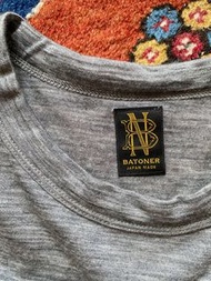 日本製 Batoner wool knit t-shirt 羊毛針織上衣 1號