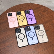 Used for iPhone Phone Case TPU Soft Case+PC Back Panel+2300 Magnetic R7 Shock-resistant Case for iPh