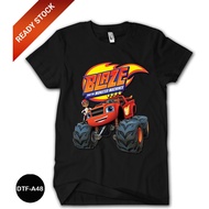 Blaze and the Monster Machines Premium Cotton Combed 24s Children's T-Shirt #DTF-A48