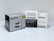 新淨有盒Voigtlander Color-Heliar 75mm F2.5 Nikon F mount 跟Canon EF adapter