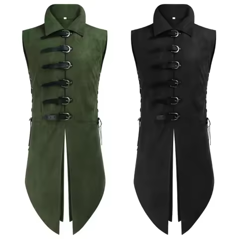 Hobbit Elven King Thranduil Vest Renaissance Medieval Cosplay Costume Halloween Party Outfit Adult