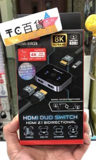 Elementz Dual HDMI Switch – SW28 香港行貨 一年保養