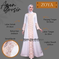 PUTIH Abaya Embroidery ABAYA White COUPLE ABAYA TURKEY ABAYA ARAB ABAYA ABAYA SAUDI ABAYA ZOYA