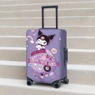 Sanrio Kuromi Travel Suitcase Protector Elastic Protective Washable Luggage Cover Suitable for 18-32 Inch