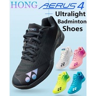 2023 Ready Stock New Yonex Aerus Z Badminton Shoes For Unisex Professional Breathable Ultralight 4th Badminton Shoes For Men Women