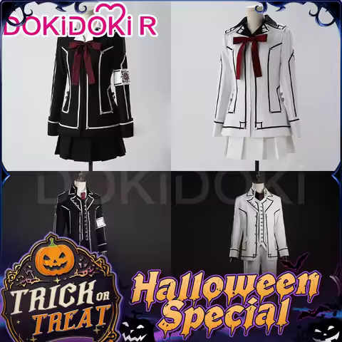 IN STOCK Kaname Kuran Yuki Cross Cosplay Anime Vampire Knight【XS-2XL】DokiDoki-R Halloween Uniform Co