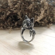 猫环小猫情人礼物动物耳朵纯银波西米亚女人可爱moggy她