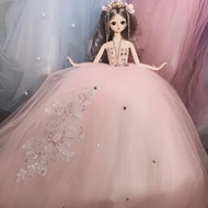 芭芘洋娃娃鑽婚紗關節公主套裝65cm兒童女生 招生禮物玩具批