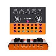 Live Sound Mixer Professional Sound Card Streaming Live Broadcast Podcast Recording Studio Equipment