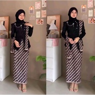 Azkana Batik - Delia Kebaya Set Jnangan Fukuro Premium Modern Graduation Tunic Set Engagement Propos