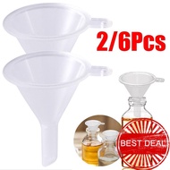 Mini Clear Funnel Plastic Small Funnel Set For Perfumes Powder Cosmetic Oils Lab Bottles C1w0