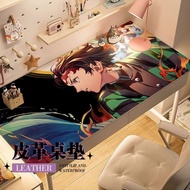 Demon Slayer Leather Desk Mat Anime Keyboard Mat Desk Mat Computer Keyboard Mat Female High-End Feel