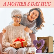 Purple Heart Shape Flameless Candle Gift for Women Flicking Flameless Candles for Mom Birthday Gift 