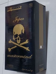 中古 美品 Mastermind Japan 潮牌 本間正章 MMJ 黑色系 金骷顱 初代 元祖 medicomtoy be@rbrick series  bearbrick 代 400% 熊仔 隱藏