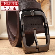 Golden Six Fox 3.3 Brown Belt Women Genuine Leather All-Match Jeans Genuine Leather Belt Women Desig