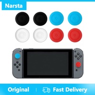Narsta เคสจอยสติ๊กสำหรับ Nintendo Switch 6ชิ้น,เคสสวมป้องกันเกมคอนโซลเล่นเกม Nintendo Switch OLED Lite Joycon
