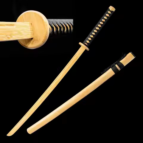 Bokken Japanese Practice Sword,Katana, Classic for Aikido, Kendo, Iaido & Kenjutsu ,Bamboo Sword, Fi