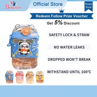 BABY STEPS Botol air persegi hamba botol air botol botol botol botol dengan botol botol jerami botol