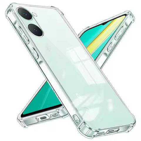 Shockproof Airba Clear TPU Phone Case For Vivo Y18S Y18i Y18E Y12i Y17S Vivo Y1s Y3 Y11S Y12S Y15 Y1